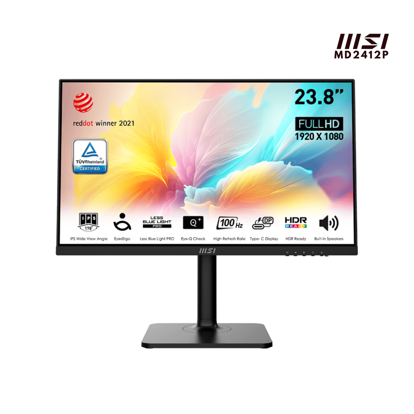 MSI Modern 23.8" IPS 100Hz MD2412P with TypeC